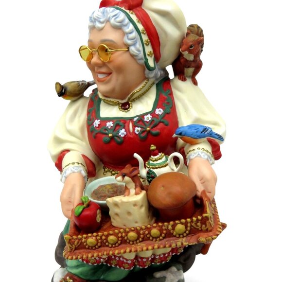 JAMES CHRISTENSEN Mrs Claus Figurine Limited Edition 134/1300 Vintage - Picture 4 of 11